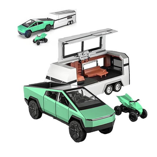 Cyber Truck 1/32 Diecast Toy Set with Sounds