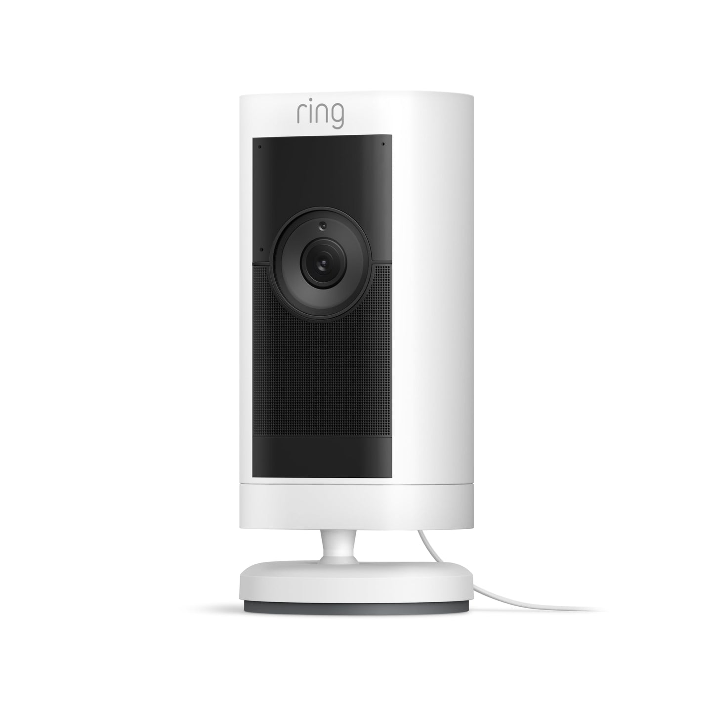 Ring Stick Up Cam Pro Plug-In | Two-Way Talk with Audio+, 3D Motion Detection with Bird’s Eye Zones, and 1080p HDR Video & Color Night Vision (2023 release), White