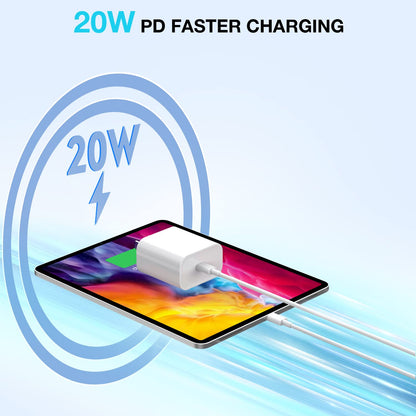 2 Pack Fast Charging iPhone 20W Charger