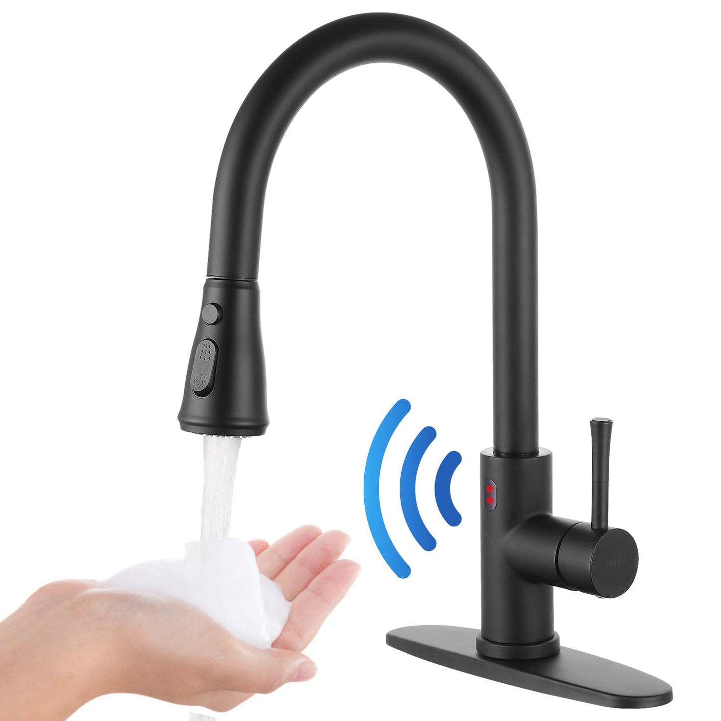 GUUKAR Touchless Kitchen Faucet with Pull Down Sprayer