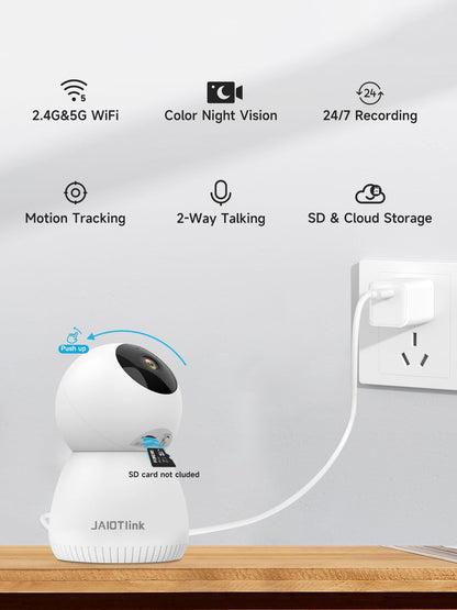 JAIOTlink 2K Indoor Security Camera with Night Vision