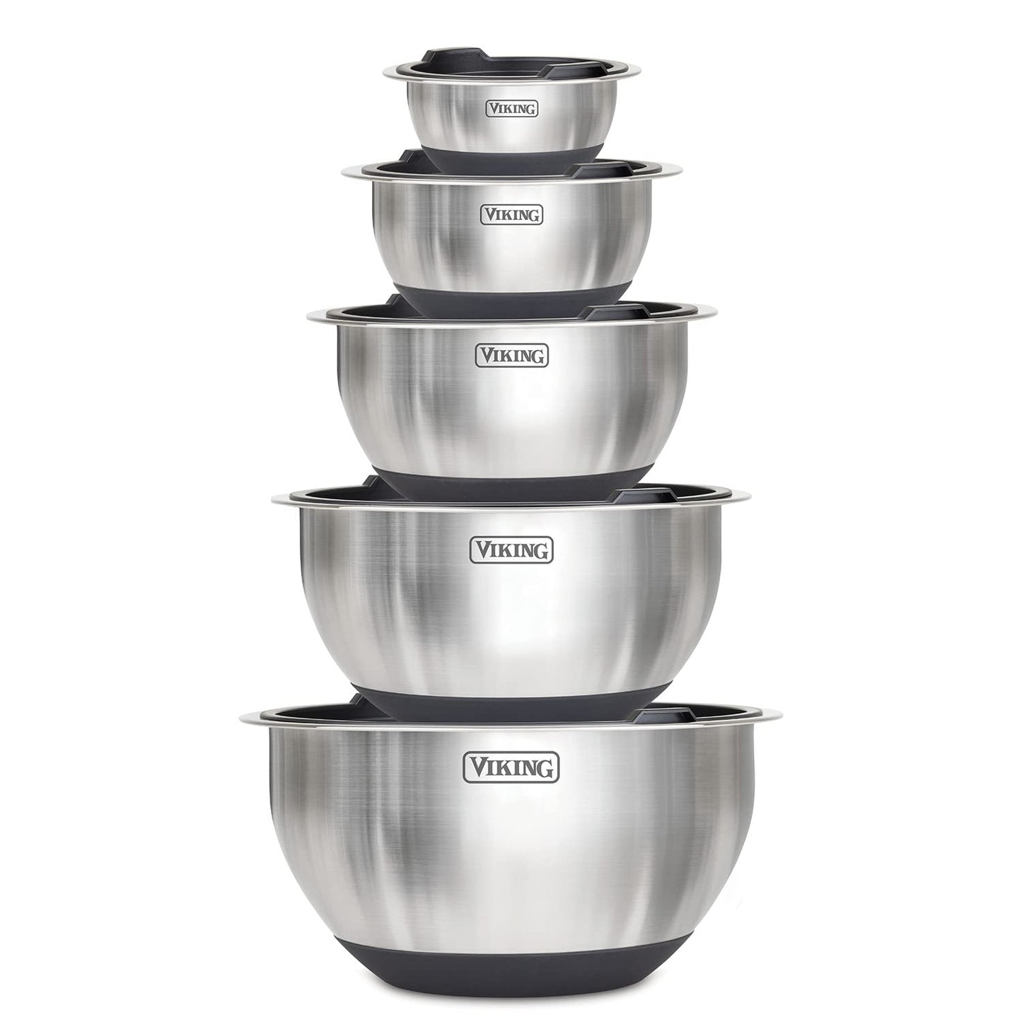 Viking 10-Piece Stainless Steel Mixing Bowl Set