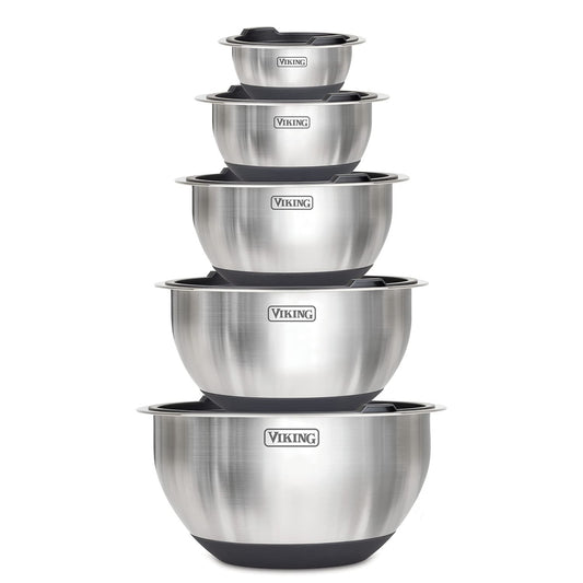 Viking 10-Piece Stainless Steel Mixing Bowl Set
