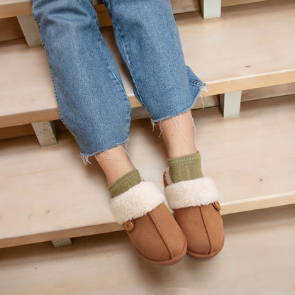 Litfun Memory Foam Fuzzy Slippers for Women