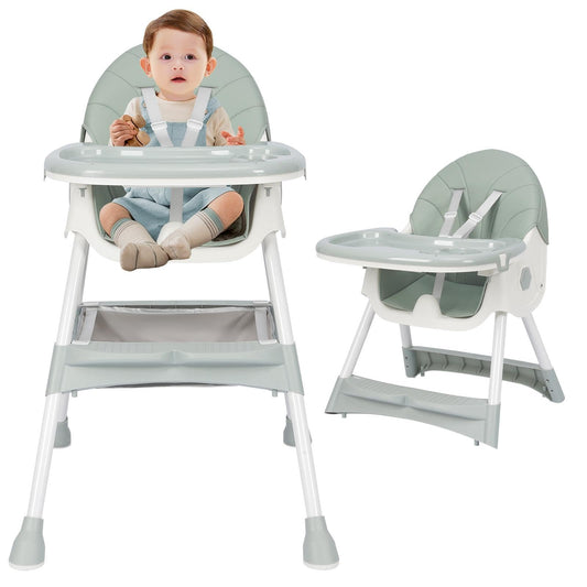 2-in-1 Convertible High Chair for Babies