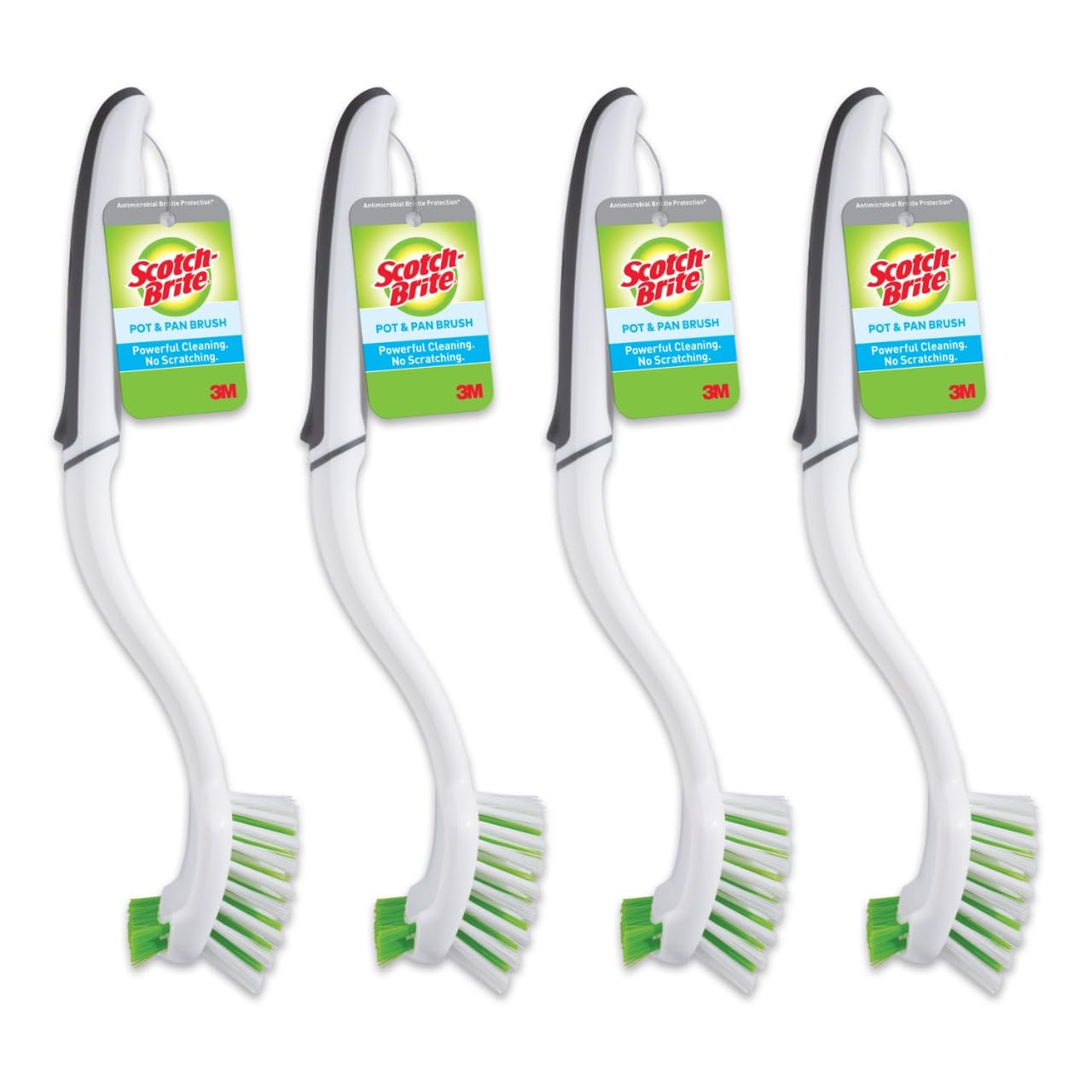 Scotch-Brite 4-Pack Pot Pan & Dish Brushes