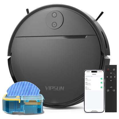 VIPSUN Robot Vacuum and Mop with 4000Pa Suction