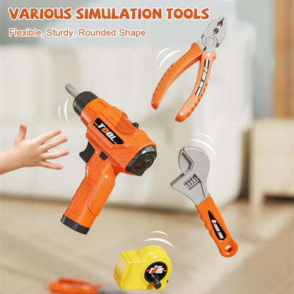 90 PCS Kids Tool Workbench Set for Toddlers