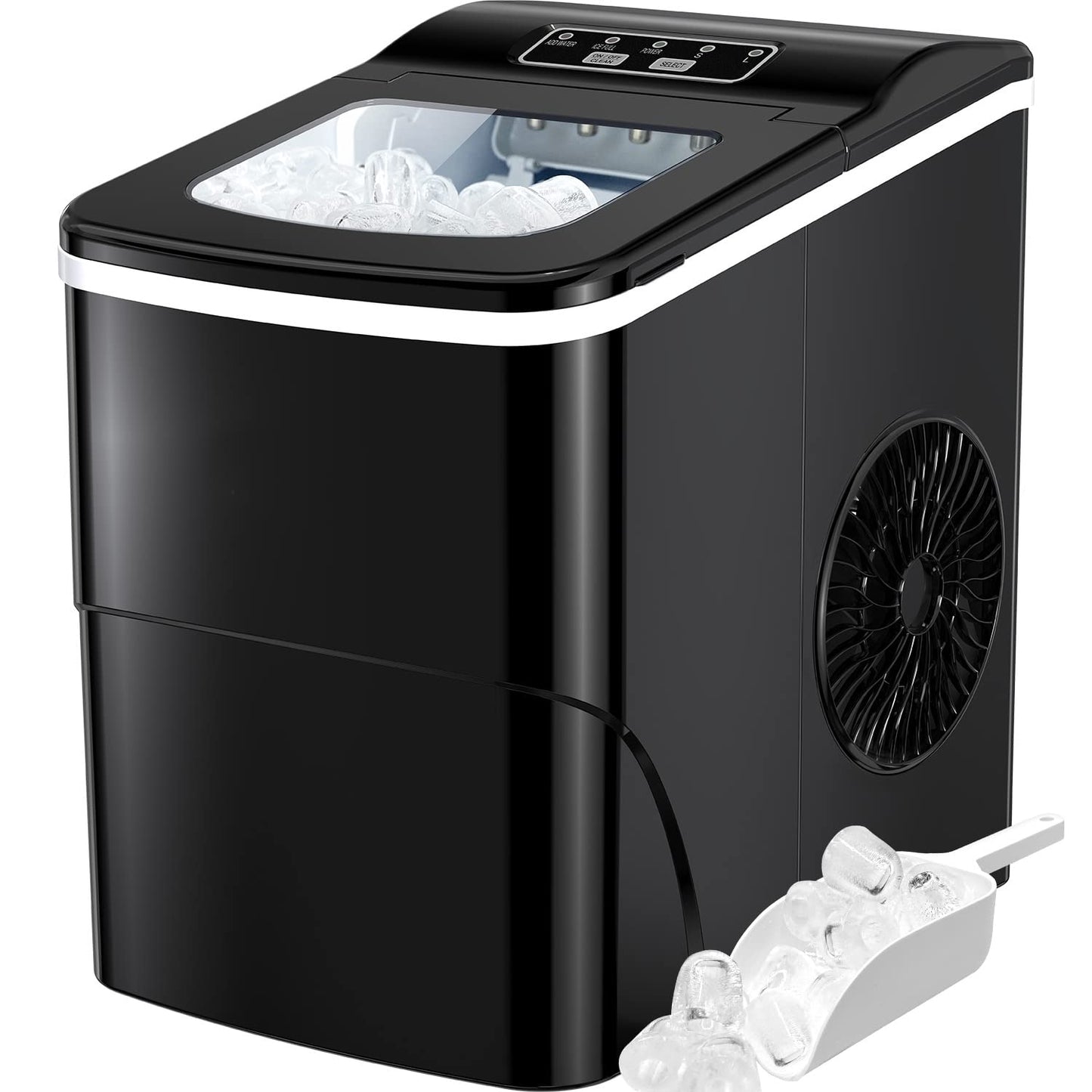 Portable Ice Maker Machine by Silonn, 26lbs/24Hrs