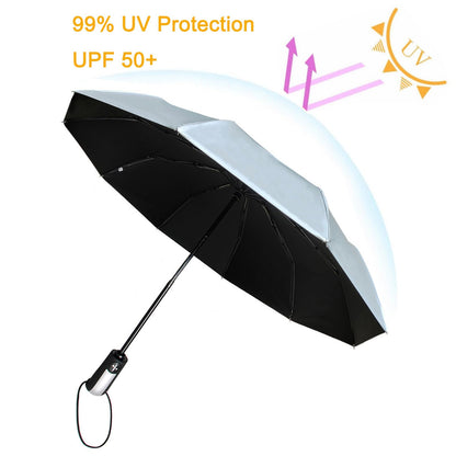 Windproof Travel Umbrella with 56" Canopy