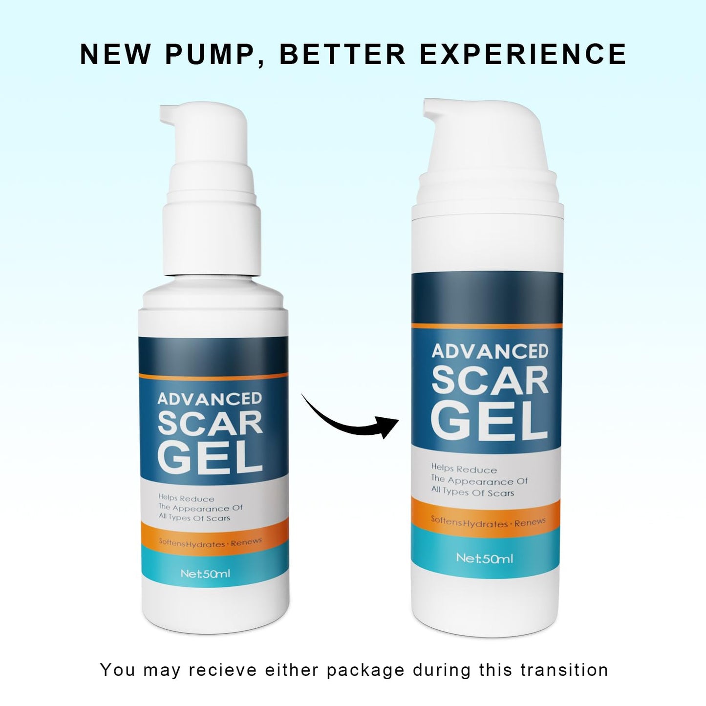 Gowgaw Scar Gel, Scar Cream, Advance Scar Gel for Surgical Scars,Face,Body,Leg, Burns, Acene,C-Section, Stretch Marks, Keloids,Scar Treatments for Old & New Scars,Scar Removal for Women Men,1.76oz