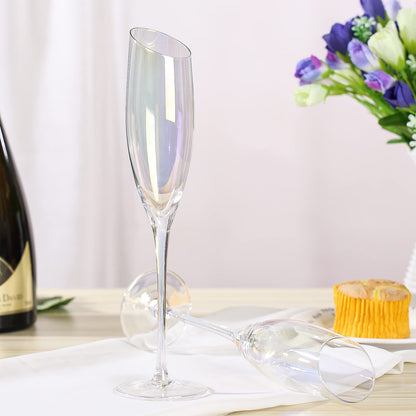 DORELINA Set of 2 Modern Champagne Flutes