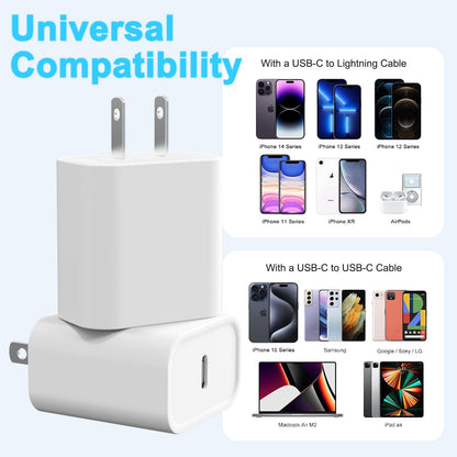 25W USB C Charger Block - Fast Charging