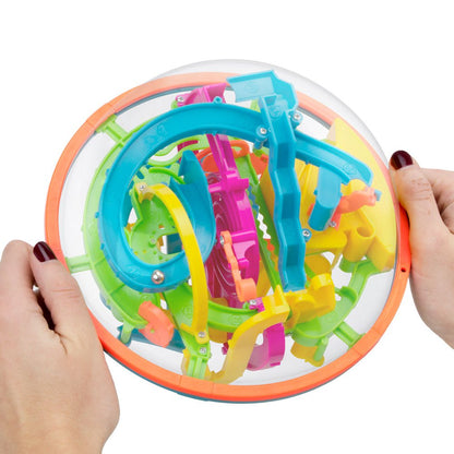 Gyronaut Obstacle 3D Puzzle Ball & Display Stand|Beginners 138 Tangled & Twisted Interactive Maze Obstacles| Alpha