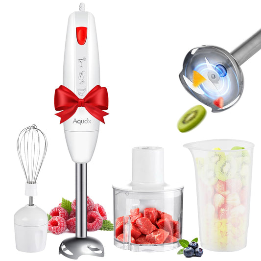 400W 4-in-1 Handheld Immersion Blender Set