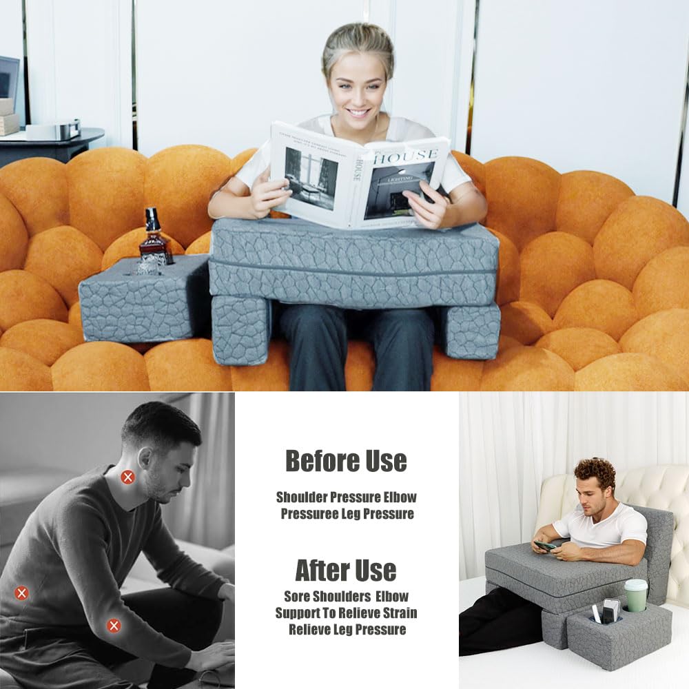 Extra Large Reading & Gaming Pillow by Bespilow