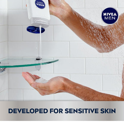 Nivea Men Sensitive Body Wash, 3 Pack