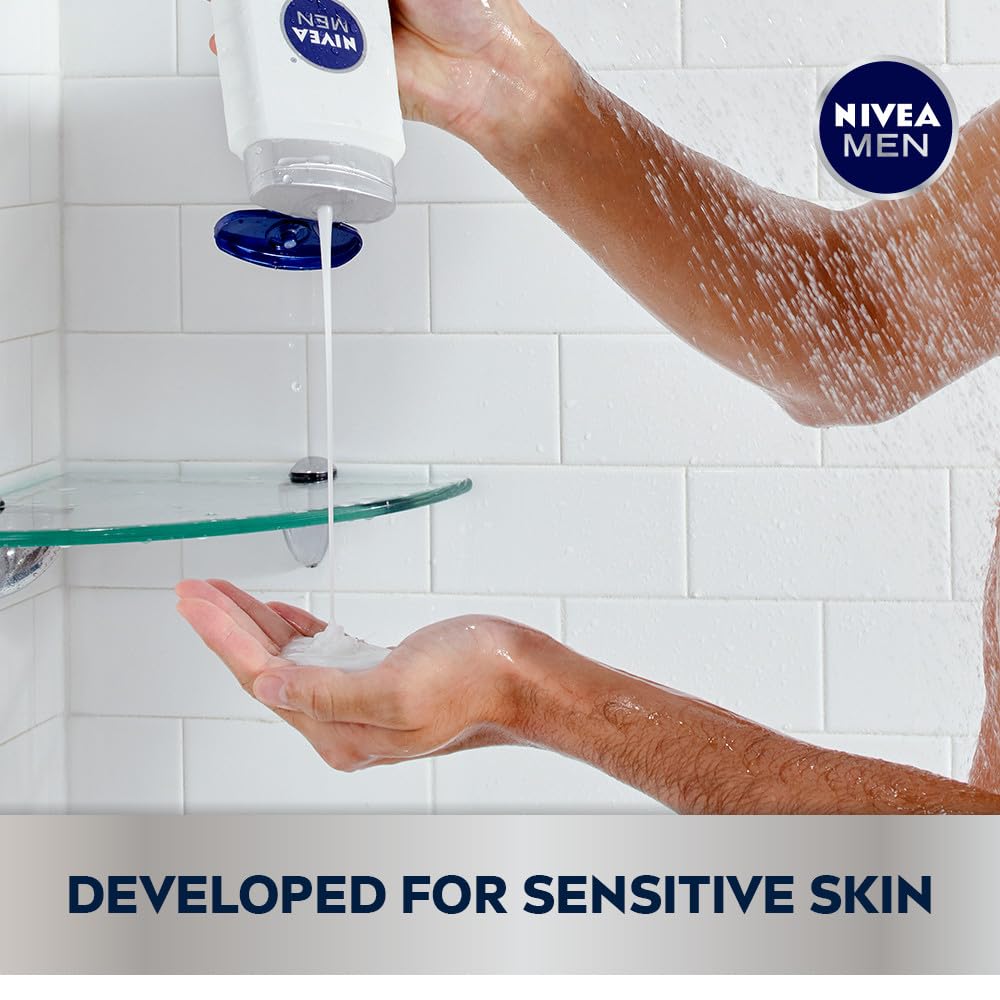 NIVEA MEN Sensitive Body Wash with Bamboo Extract
