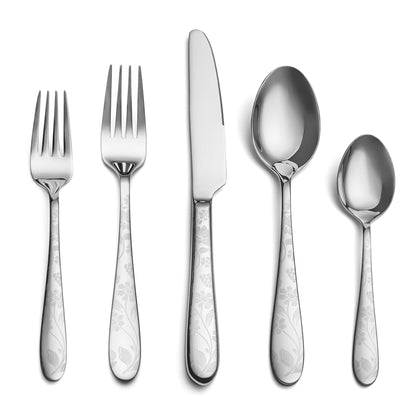 40-Piece Stainless Steel Flatware Set for 8