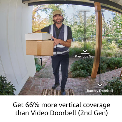 Ring Video Doorbell with Two-Way Talk & Alerts