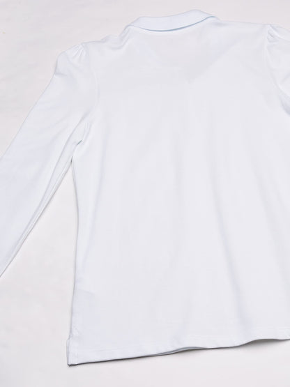 The Children's Place Girls Long Sleeve Polo Shirt