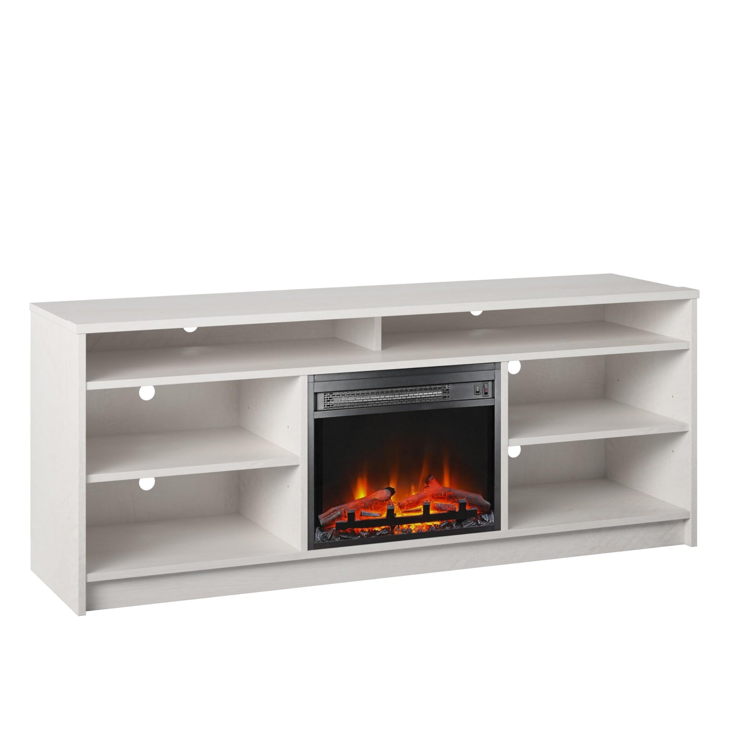 Ameriwood Home Fireplace TV Stand for 65 Inch TVs