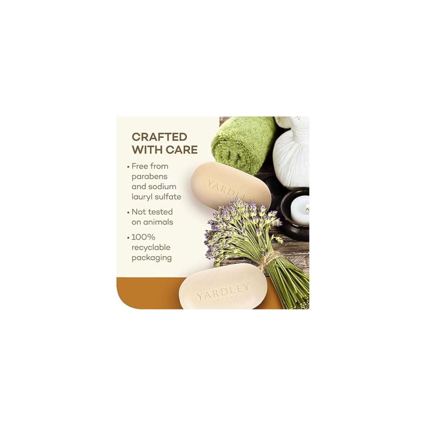 4 Pack Yardley Oatmeal Almond Bar Soap