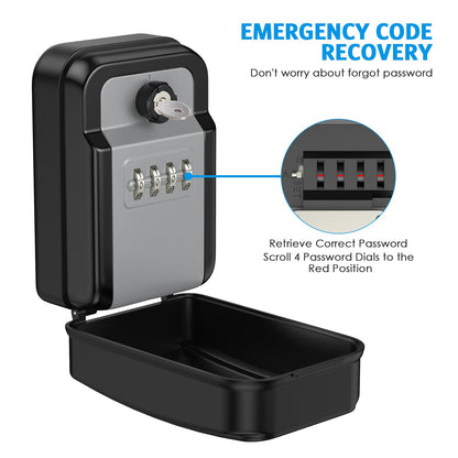 Key Safe Box AMIR 4 Digit Combination Lock