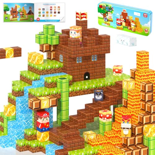 Coodoo Magnetic Blocks Travel STEM Building Toys Set