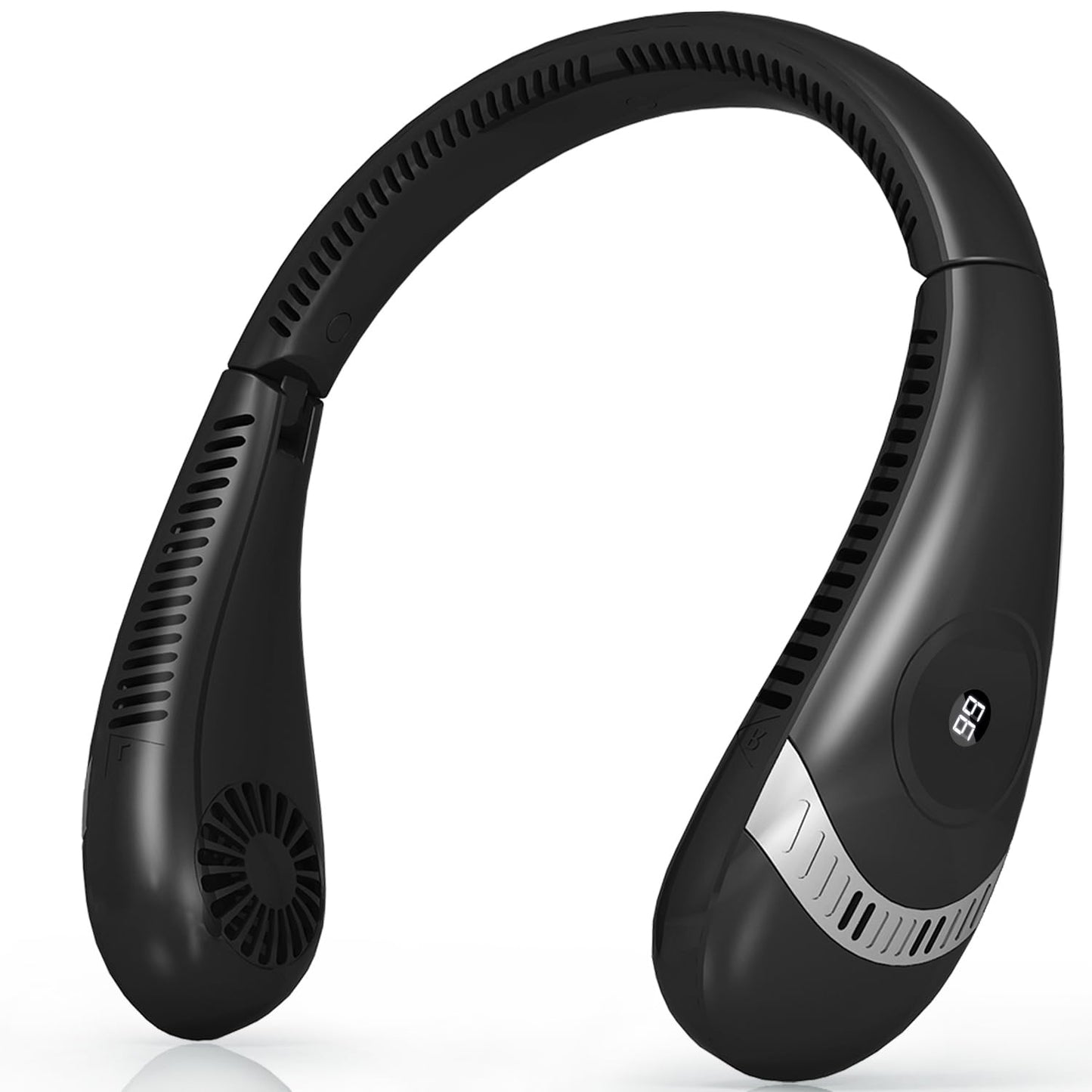 Portable 360° Bladeless Neck Fan with Rechargeable Battery
