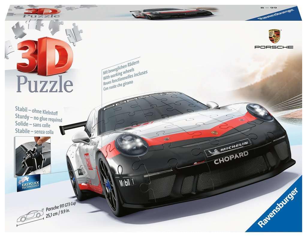 Ravensburger Porsche 911 GT3 Cup 3D Puzzle