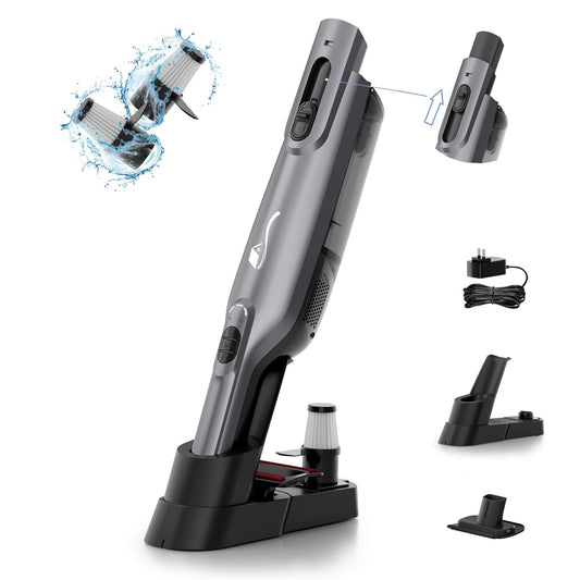 Cordless Handheld Vacuum with LED Light