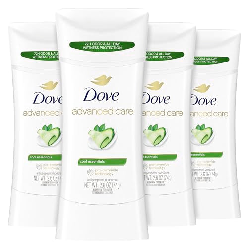 4 Pack Dove Advanced Care Antiperspirant Deodorant Sticks