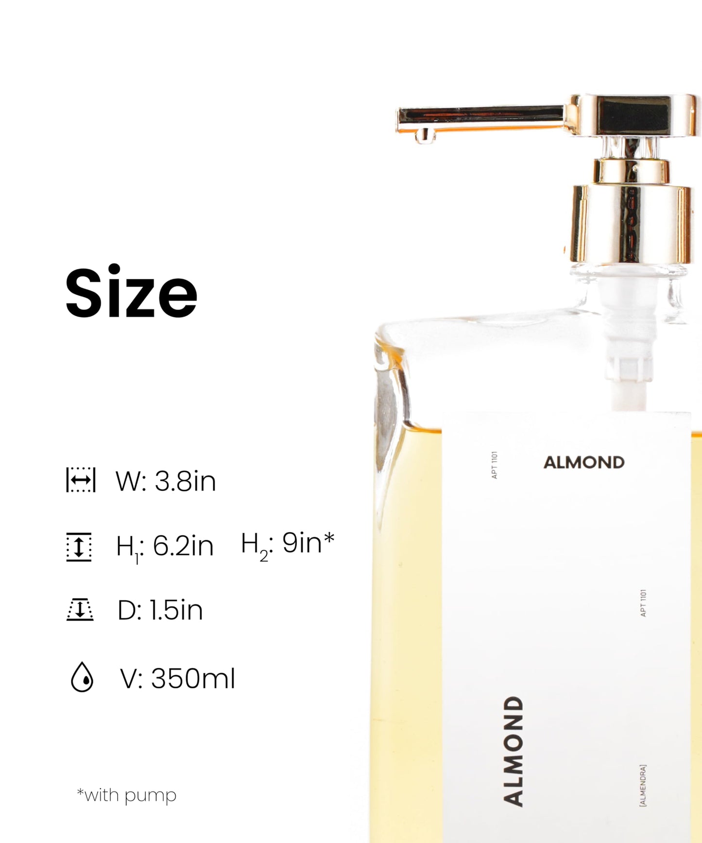 Glass Syrup Dispenser Set with Pumps - 11.8 oz