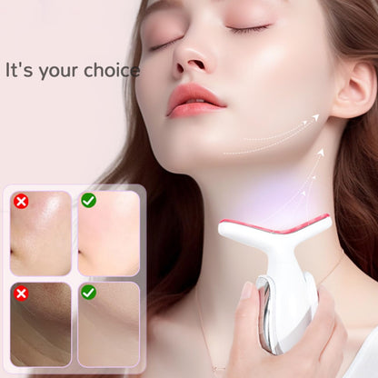 7-in-1 Portable Facial Massager for Neck and Face