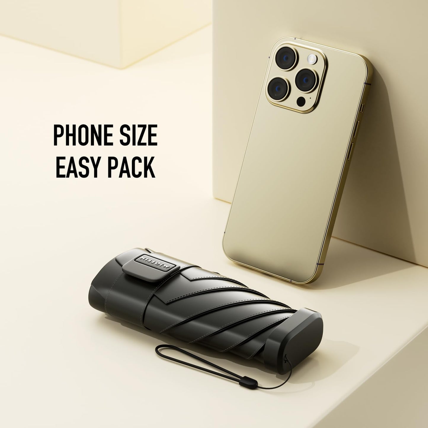 Compact Mini Umbrella for Rain - Lightweight Foldable