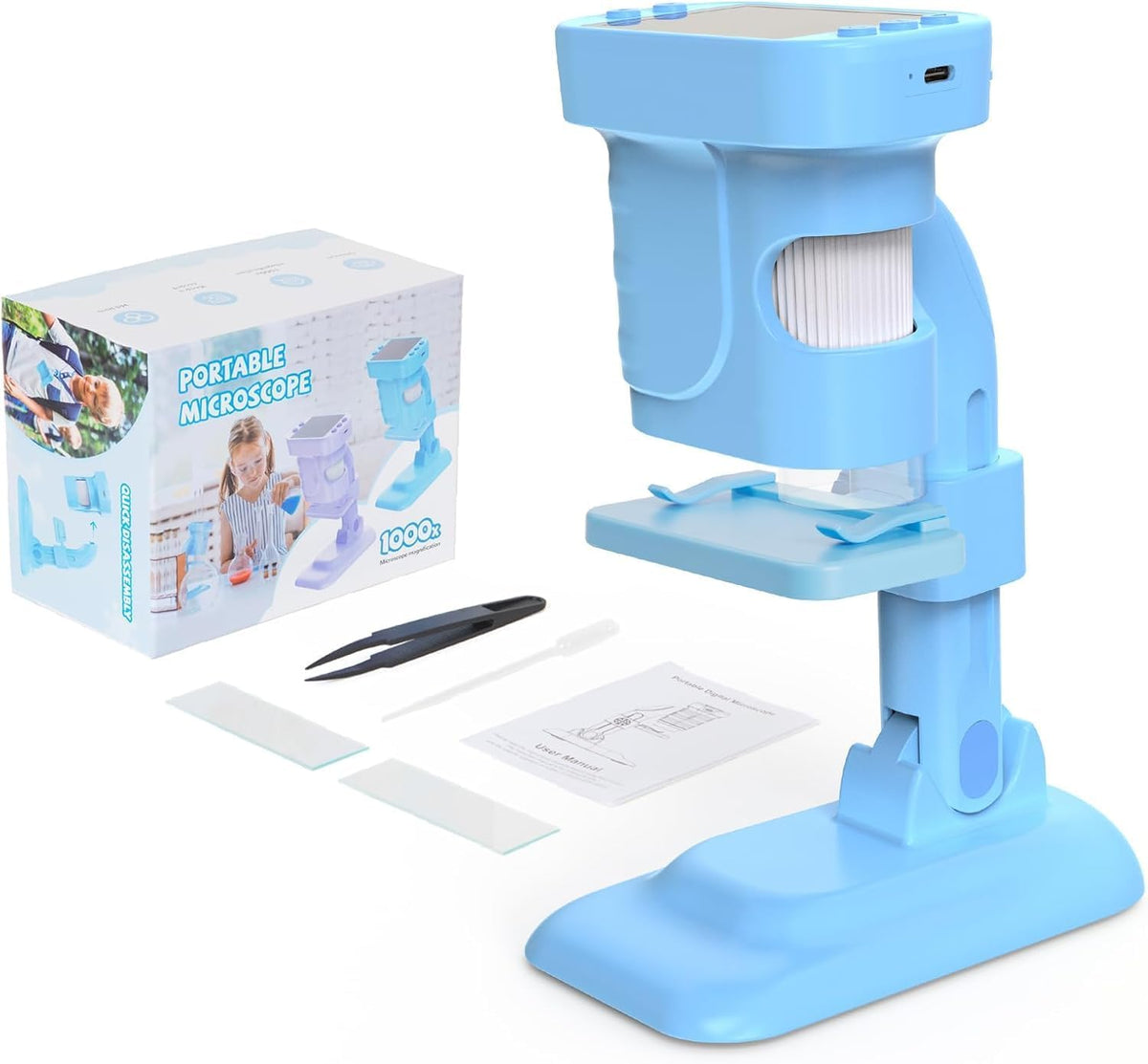 Pocket Digital Kids Microscope Toy