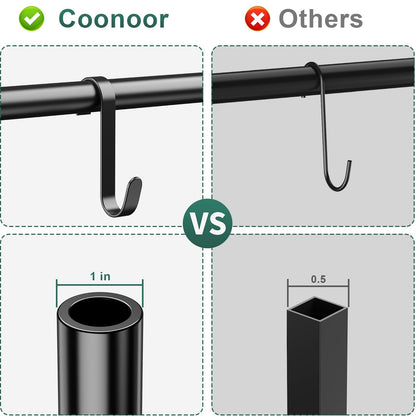 Coonoor Kids Clothing Holder Stand with Hooks