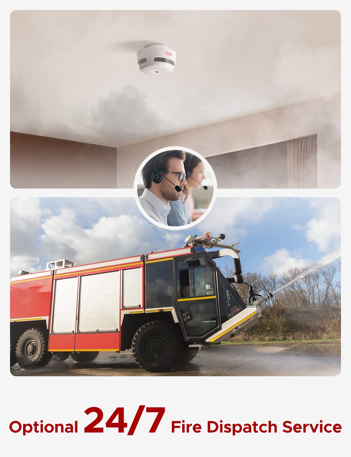 3-Pack X-Sense Smart Smoke Detectors with App
