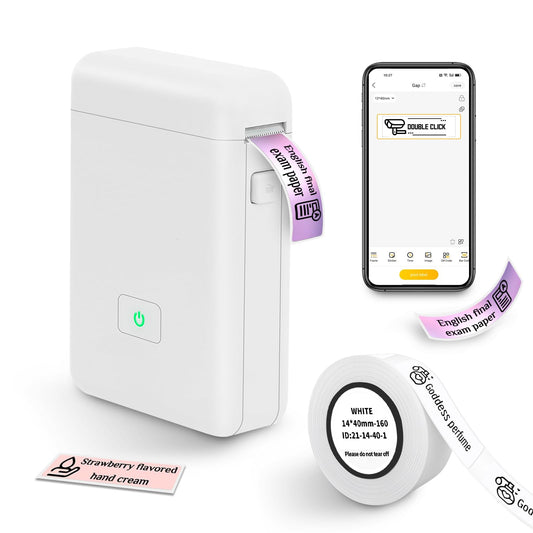 Bluetooth Label Maker for Storage and Organizing