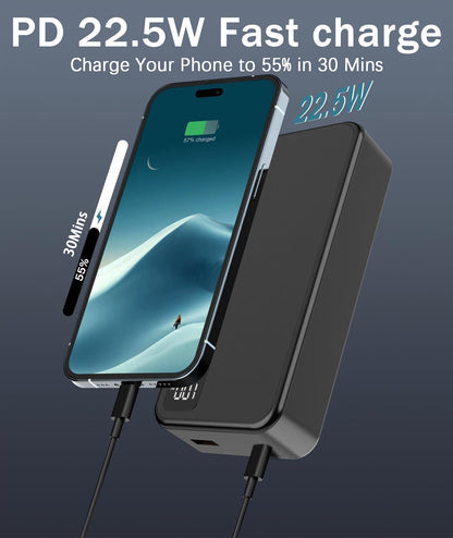 20000mAh Portable Charger Fast Charging Power Bank