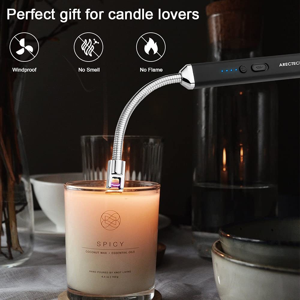 ARECTECH Rechargeable Electric Arc Lighter for Candles