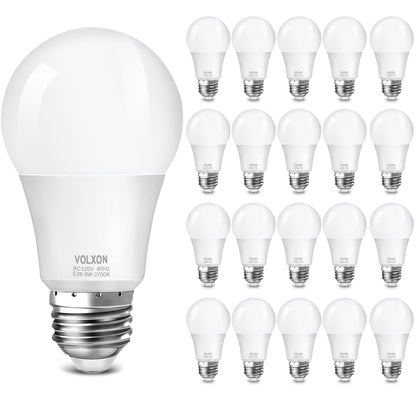 20 Pack Volxon LED Light Bulbs 60 Watt