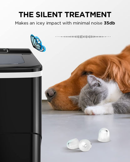 Portable Ice Maker Machine by Silonn, 26lbs/24Hrs
