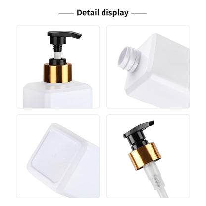3-Piece Pump Bottle Set for Shampoo & Soap