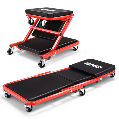 DNA MOTORING 36" 2-in-1 Rolling Car Creeper