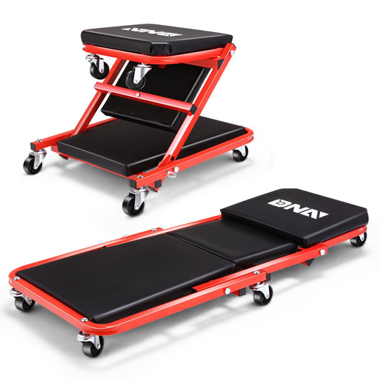 DNA MOTORING 36" 2-in-1 Rolling Car Creeper