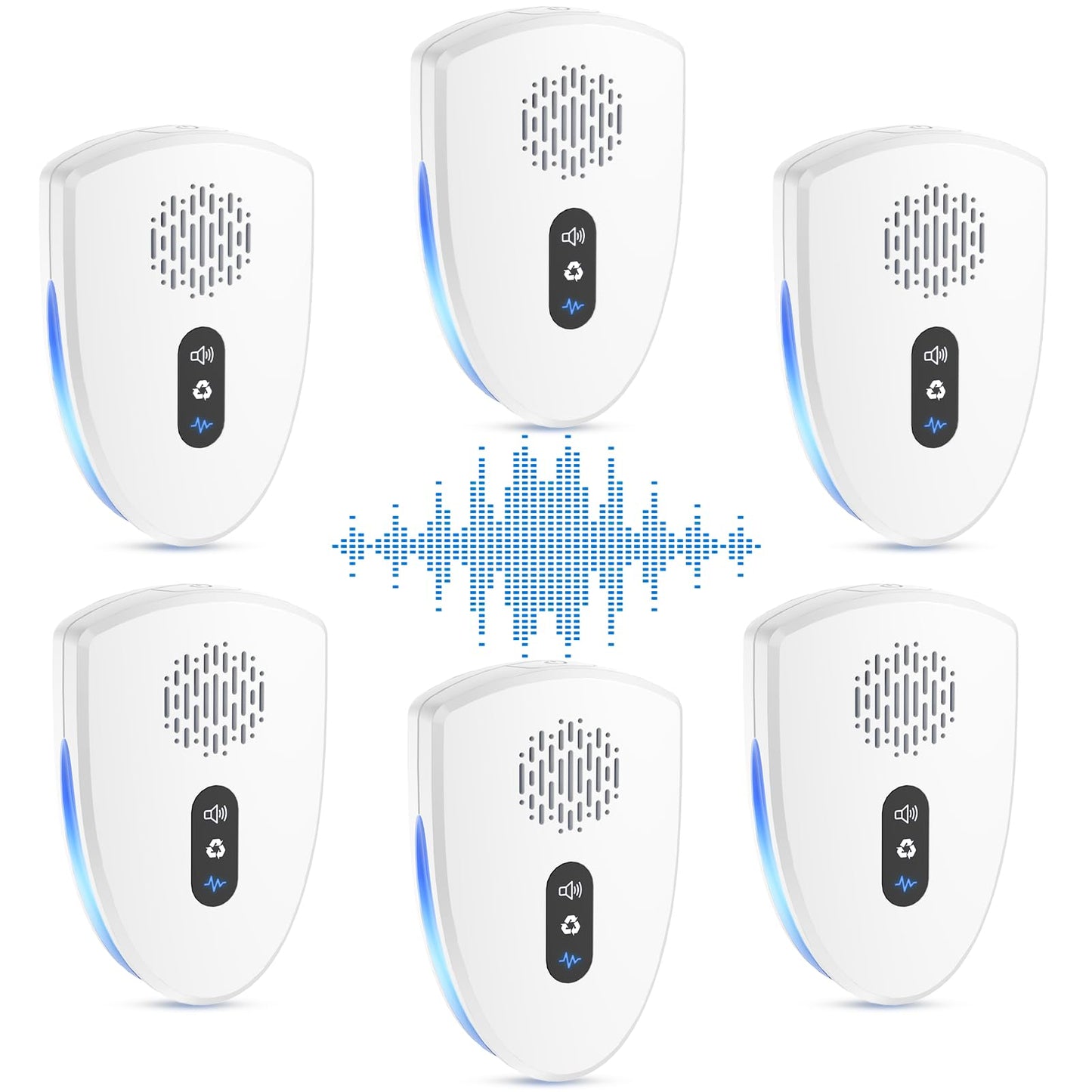 Ultrasonic Pest Control Repeller 6-Pack