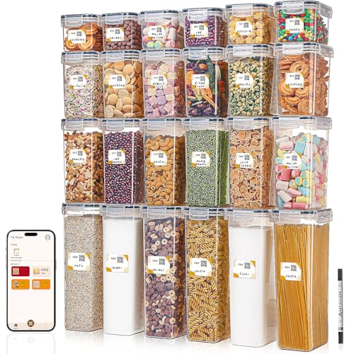 24 Pack Airtight Food Storage Containers with Lids