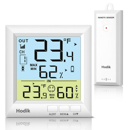 Wireless Freezer Thermometer with Alarm and Backlight